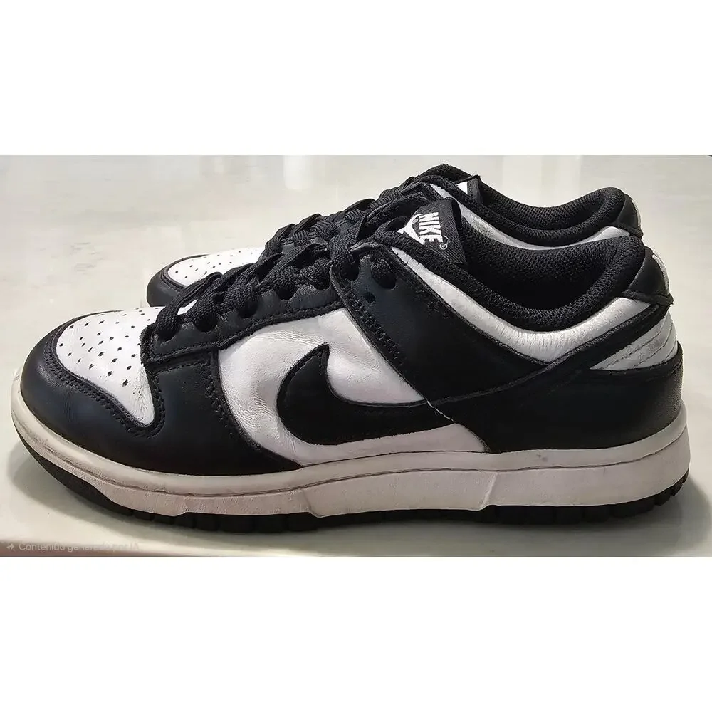 Nike Dunk Low Retro Panda Black White Women's Size 8 DD1503-101 Used